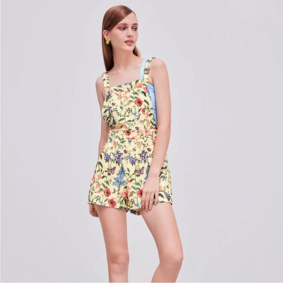 NWT Cider Floral Print Overalls - Picture 7 of 8